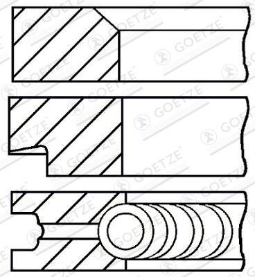 SET SEGMENTI PISTON