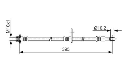 Bromsslang BOSCH 1.987.481.A53