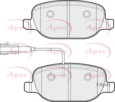 Brake Pad Set APEC PAD1791