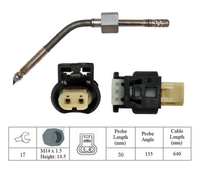 czujnik, temperatura spalin LUCAS LGS7091