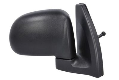 Zijspiegel Rechts (mechanisch, in reliëf) past: HYUNDAI ATOS, ATOS PRIME 02.98-12.10