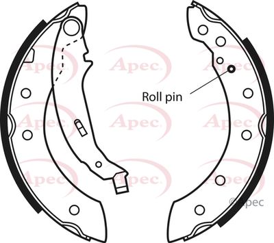 Brake Shoe Set APEC SHU531