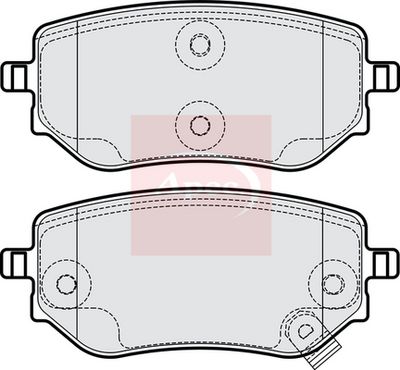 APEC Brake Pad Set, disc brake PAD2240