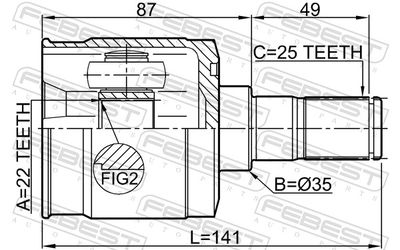 Joint Kit, drive shaft 1211-GETMT