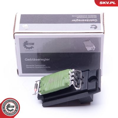 Odpor vnútorného ventilátora ESEN SKV 94SKV061