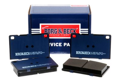 комплект спирачно феродо, дискови спирачки BORG & BECK BBP1099