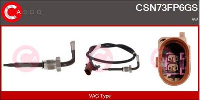 SENZOR TEMPERATURA GAZE EVACUARE