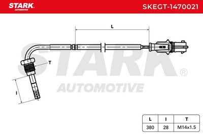 датчик, температура на изгорелите газове STARK SKEGT-1470021