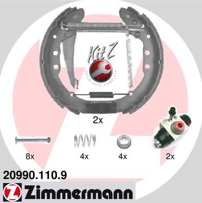 ZIMMERMANN Bremsbackensatz KIT Z (20990.110.9)