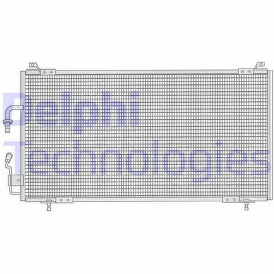 DELPHI TSP0225130 Радиатор кондиционера  для PEUGEOT 406 (Пежо 406)