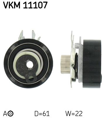 Натяжной ролик, ремень ГРМ SKF VKM 11107 для VW FOX