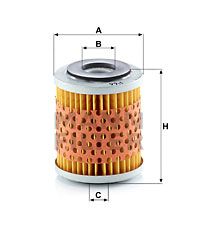 Bränslefilter MANN-FILTER P 66 x