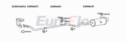 Układ wydechowy EUROFLO RNSCE15D6011A00