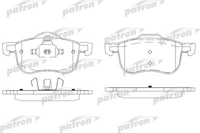 Комплект тормозных колодок, дисковый тормоз PATRON PBP1382 для VOLVO XC70