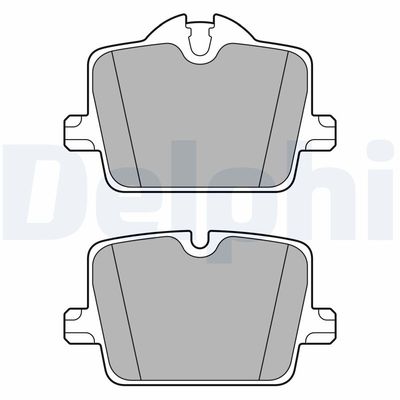 Zestaw klocków hamulcowych, hamulce tarczowe DELPHI LP3605