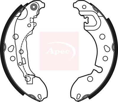 APEC Brake Shoe Set SHU827