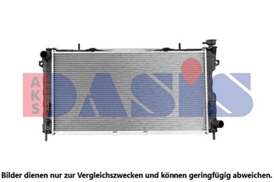 AKS-DASIS 520043N Радіатор охолодження двигуна для DODGE (Додж)