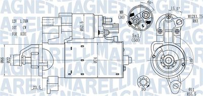 Startér MAGNETI MARELLI 063721563510