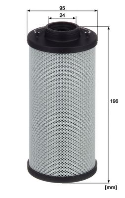 Hydraulisch filter (patroon) past: JCB 410B ZX, 410ZX, 411B ZX, 411ZX SANDVIK DI 400, DI 500