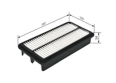 LUFTFILTER BOSCH F026400521