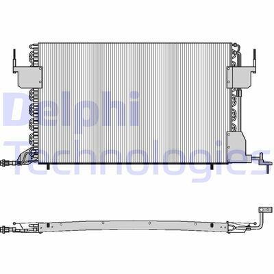DELPHI TSP0225021 Радиатор кондиционера  для PEUGEOT 306 (Пежо 306)
