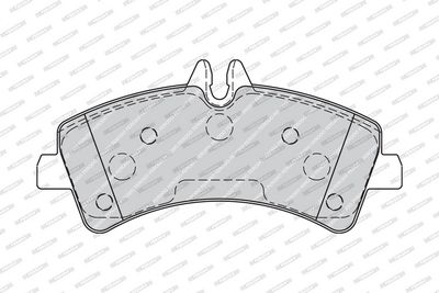BREMSBELAGSATZ SCHEIBENBREMSE FERODO FVR1779 1
