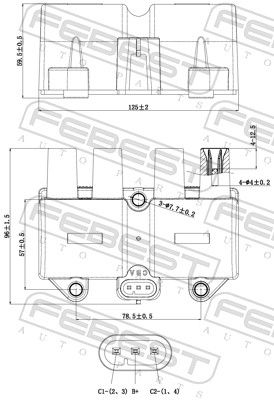 BOBINA APRINDERE FEBEST 10640002 1