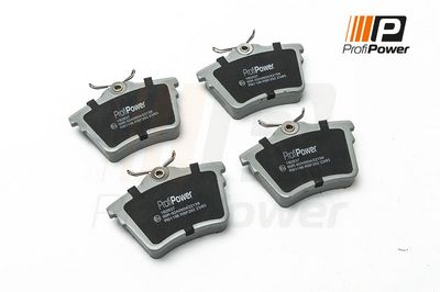 stabdžių trinkelių rinkinys, diskinis stabdys 1B2037 ProfiPower