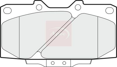 APEC Brake Pad Set, disc brake PAD960