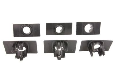 Parkeersensoren montage kit Voor (set van 6 stuks, plastic) past: VW GOLF VII 08.12-03.17