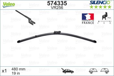 Balai d'essuie-glace VALEO — arrière, 480mm