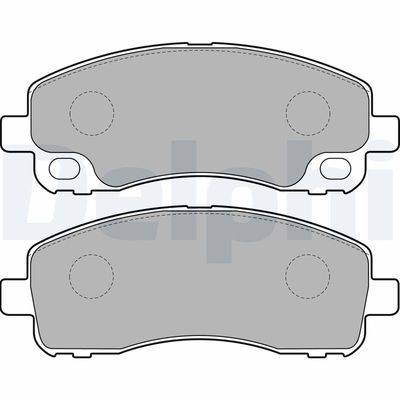 Brake Pad Set, disc brake LP2204