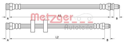 METZGER 4110995 Тормозной шланг  для SMART ROADSTER (Смарт Роадстер)