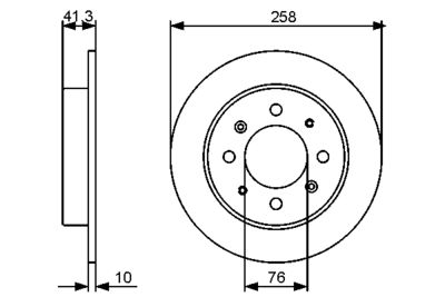 DISC FRANA BOSCH 0986479462 4