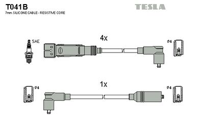 ZüNDLEITUNGSSATZ TESLA T041B