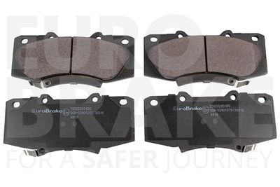 Комплект тормозных колодок, дисковый тормоз EUROBRAKE 55022245100 для TOYOTA FORTUNER