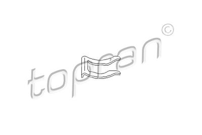 Кронштейн, тормозный шланг TOPRAN 108 716 для VW ID.3