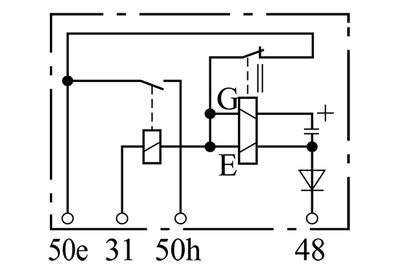 RELAIS STARTWIEDERHOLUNG BOSCH 0331802005 1