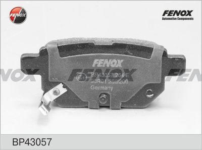 Комплект тормозных колодок, дисковый тормоз FENOX BP43057 для TOYOTA MATRIX