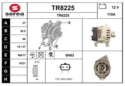 GENERATOR SNRA TR8225