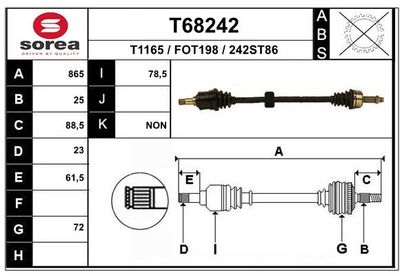 ANTRIEBSWELLE EAI T68242