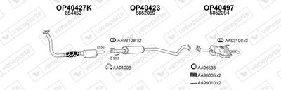 ABGASANLAGE VENEPORTE 400074