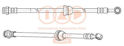 Тормозной шланг IAP QUALITY PARTS 708-20080 для DAEWOO KALOS