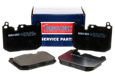 комплект спирачно феродо, дискови спирачки BORG & BECK BBP2562