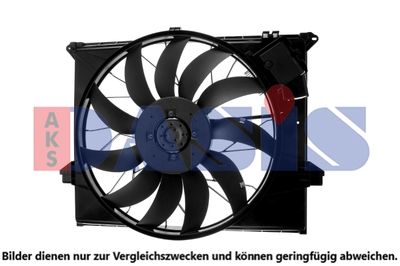 AKS DASIS 128007N Вентилятор системы охлаждения двигателя  для MERCEDES-BENZ GL-CLASS (Мерседес Гл-класс)