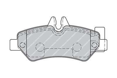 Brake Pad Set, disc brake FVR1780