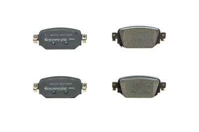 комплект спирачно феродо, дискови спирачки AISIN BPZ-7005