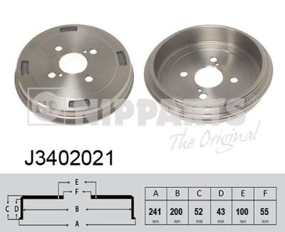 NIPPARTS J3402021 Деталь для TOYOTA YARIS VERSO (_P2_) 1.4 D-4D (NLP20_, NLP22_) NIPPARTS J3402021 Деталь для TOYOTA YARIS VERSO (_P2_) 1.4 D-4D (NLP20_, NLP22_)