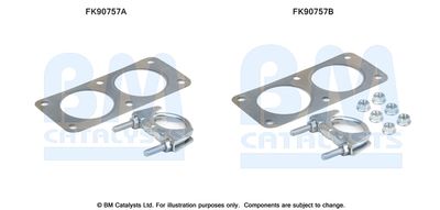 BM-CATALYSTS FK90757 Каталізатор  для VOLVO S40 (Вольво С40)