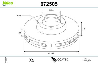 DISC FRANA VALEO 672505